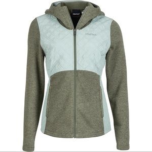 Marmot Women's Coda Hoody, S, Green/Sea Fog